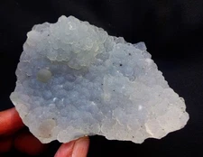 FLUORITE BALLS ON CORAL CHALCEDONY FORMATION MATRIX MINERALS SPECIMENS