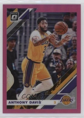 2019-20 Panini Donruss Optic Pink Prizm 17/25 Anthony Davis #90 11p9