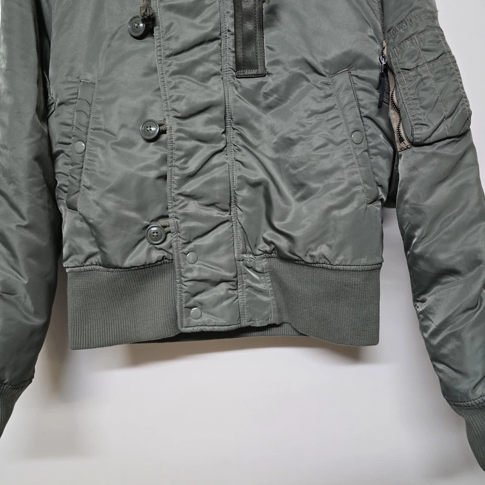Denim & Supply Ralph Lauren Plumón Chaqueta Abrigo Verde Para Hombre Talla Mediana Foto 4 de 4