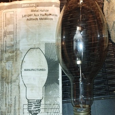 Philips MS400/BU/PS Metal Halide Light Bulb Lamp 400W USA L01