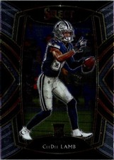 2020 Panini Select Club Level CeeDee Lamb #257 Rookie Card RC Dallas Cowboys. rookie card picture