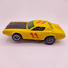 Aurora AFX 1910 Dodge Charger Stock Car Yellow Magna Traction 11 vintage