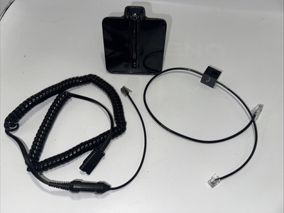 Plantronics Dect C540 C054A Wireless Headset Base Station No Power Cord & HIC-10