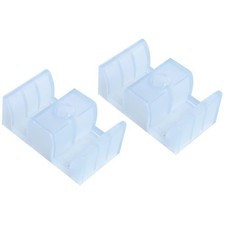2pcs 44mm Sliding Shower Door Opaque Bumpers 2pcs Block Clear