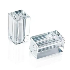 Set of 2 Refillable Seasoning Bottle Crystal Salt and Pepper Shakers Clear-9