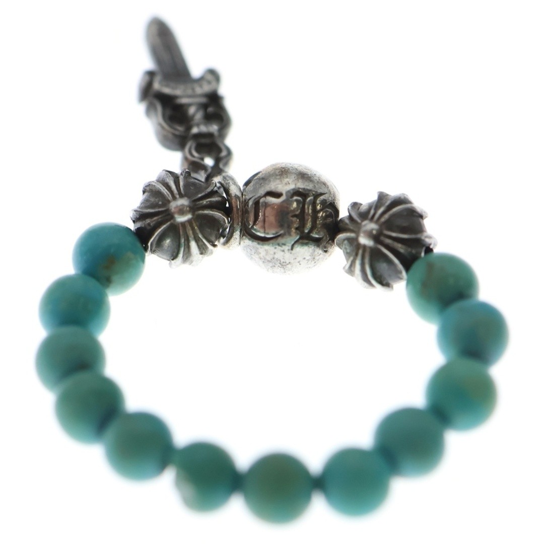 Chrome Hearts BEAD RING STACK DAGGER TURQUOISE SI… - image 6