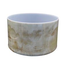 Crystal Tones 9" Mt Shasta Serpentine Quartz Crystal Singing Bowl (D4+40)