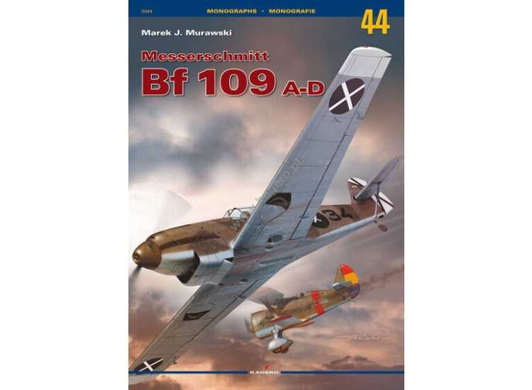 Kagero KAG3044 - - Monograph 44 - Messerschmitt Bf 109 A-D