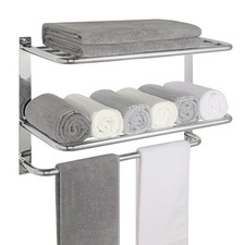 Bathroom Towel Rack with Tower Bars - SUS 304 Stainless Steel Lavatory Bath Towe