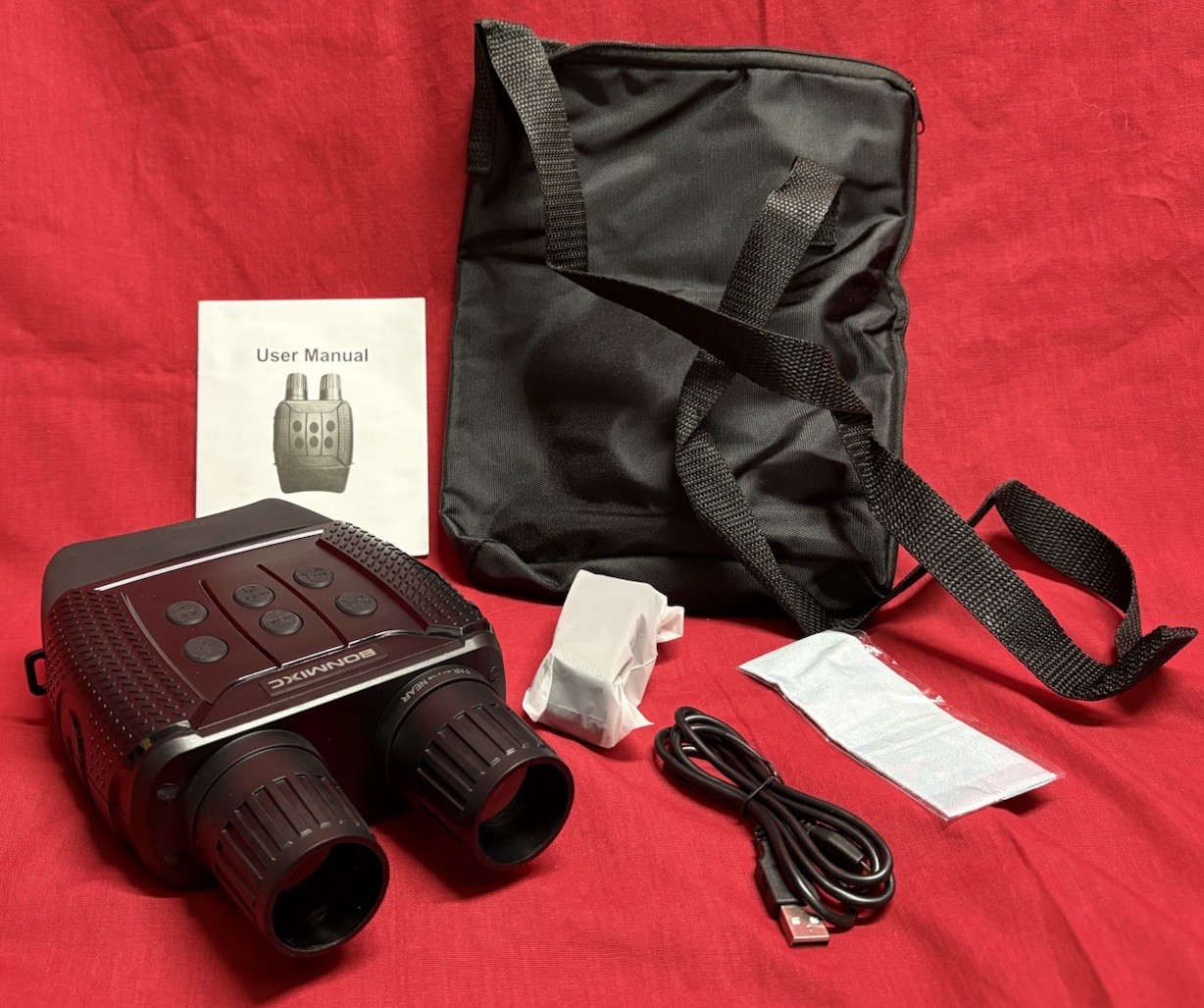 Binoculars Lcd Screen Photo & Video Recording Wi-fi 4x Zoom