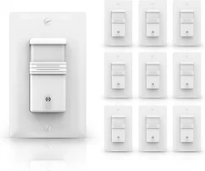 ECOELER Motion Sensor Light Switch, Occupancy & Vacancy Model White 