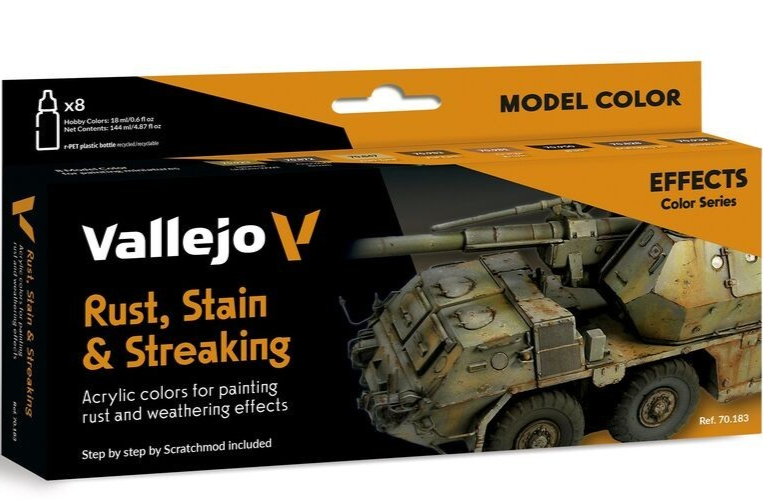 Vallejo 70.183, 17 ml, Braun, Orange, Matte, Flasche - Bild 4