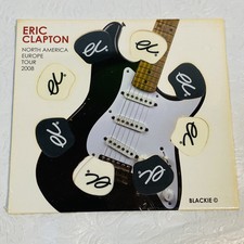 Eric Clapton North America Europe Tour 2008 Guitar Pick Set Of 8 ECPICK6 New