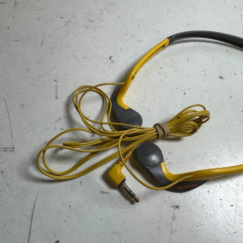 Vintage Sony MDR-A30 Sport gelb schwarz faltbare kabelgebundene Stereo Kopfhörer - Bild 2 von 10