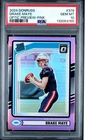 2024 Panini Donruss  Rookie Drake Maye #379 Optic Preview Pink Prizm RC PSA 10