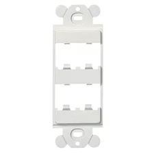 Panduit Cfg4wh Gfci Module Frame, Mini Com, 4 Port, White
