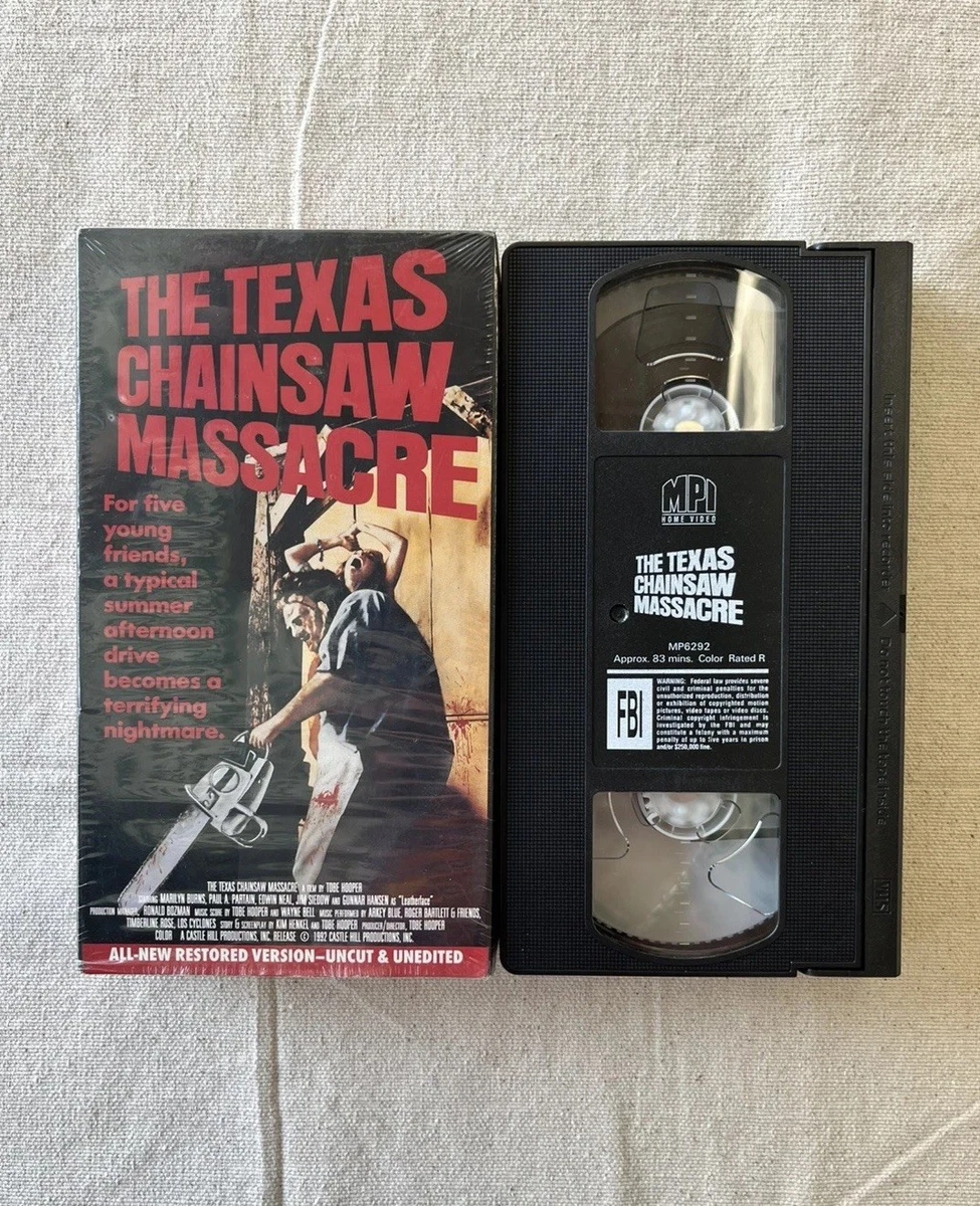 The Texas Chainsaw Massacre VHS Tapes for sale | eBay