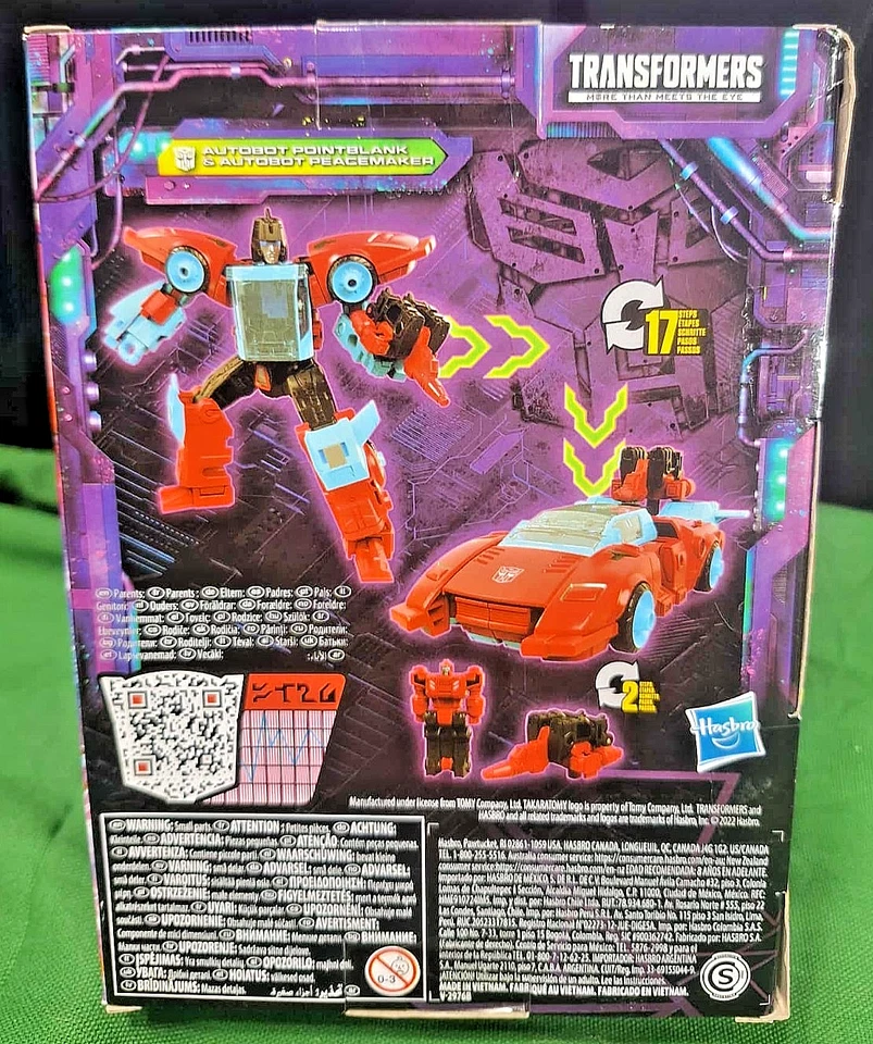 Transformers Legacy Deluxe Autobot Pointblank & Peacemaker - ARTÍCULOS EN CAJA Foto 3 de 3