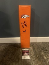 SEAN PAYTON SIGNED DENVER BRONCOS TOUCHDOWN PYLON JSA COA AUTOGRAPHED COACH