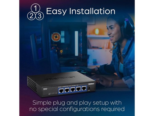 TRENDnet TEG-S750, 5-Port 10G Switch, - Picture 5 of 9