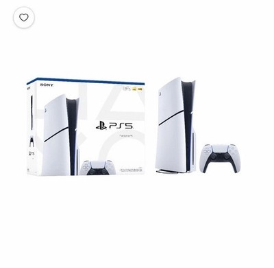 Sony PlayStation 5 PS5 Slim Disc Edition 1TB Console Factory Sealed Box Damage