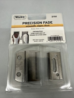 Wahl #2191 Precision Fade Adjustable Blade For Senior, Magic Clip Clippers NEW