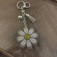 Taschenanhänger Strass Blume