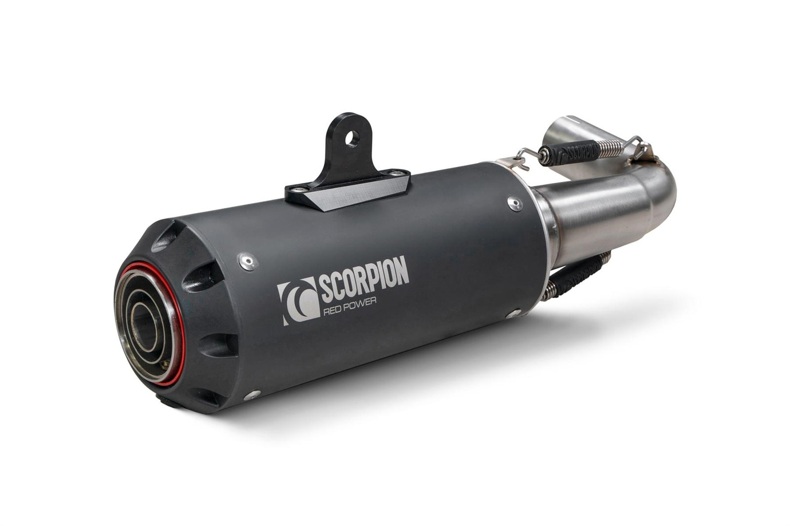Scorpion Exhaust Red Power Black Ceramic Slip On Honda MSX 125 2021-2024