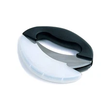 Norpro Stainless Steel Mezzaluna Rock to Chop and Mince Garlic Herbs Vegetables