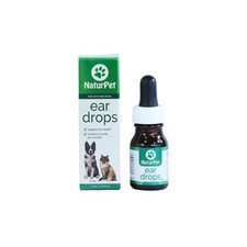 NaturPet Ear Drops Natural Ear Infection Medicine for Dogs Ear Mites Cats...