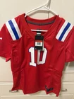 MAC JONES NIKE WOMENS LARGE  ON FIELD JERSEY NEW ENGLAND PATRIOTS NFL NWT!!