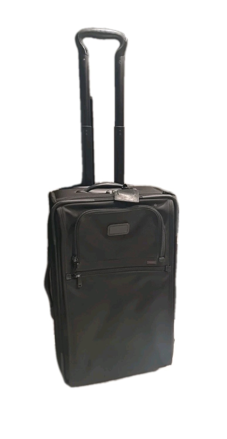 TUMI ALPHA 22 inch Wheeled Carry On Expandable Travel Luggage Black 22922DH