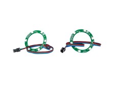 Memphis 16-MXALEDSP2 6.5"/8"/6x9" Pair LED Ring Inserts For MXA Coaxial Speakers