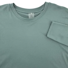 CALIA By Carrie Underwood Long Sleeve Textured Athletic Top Women's Size L Blue