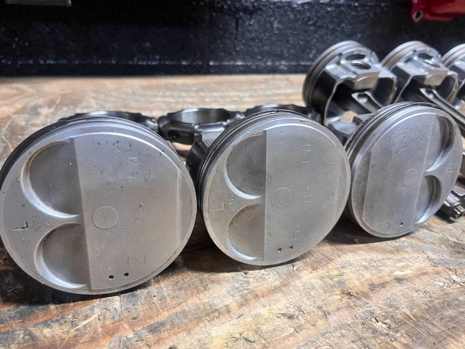 2008-2020 Nissan 370z Infiniti G37 3,7 л VQ37VHR поршни + стержни комплект из 6 - Изображение 3 из 4