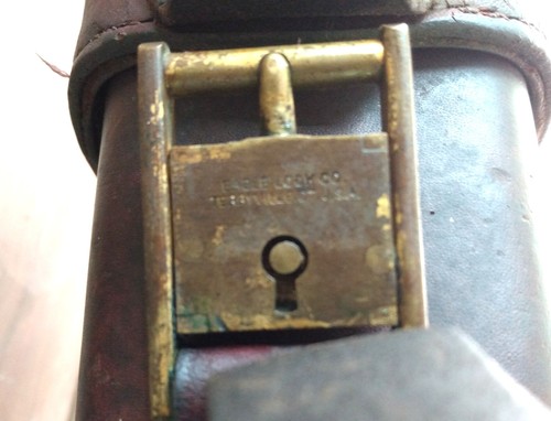 Vintage VLA von Lengerke Antoine Chicago Leder Takedown Schrotflinte Gewehr Waffenetui - Bild 5 von 19