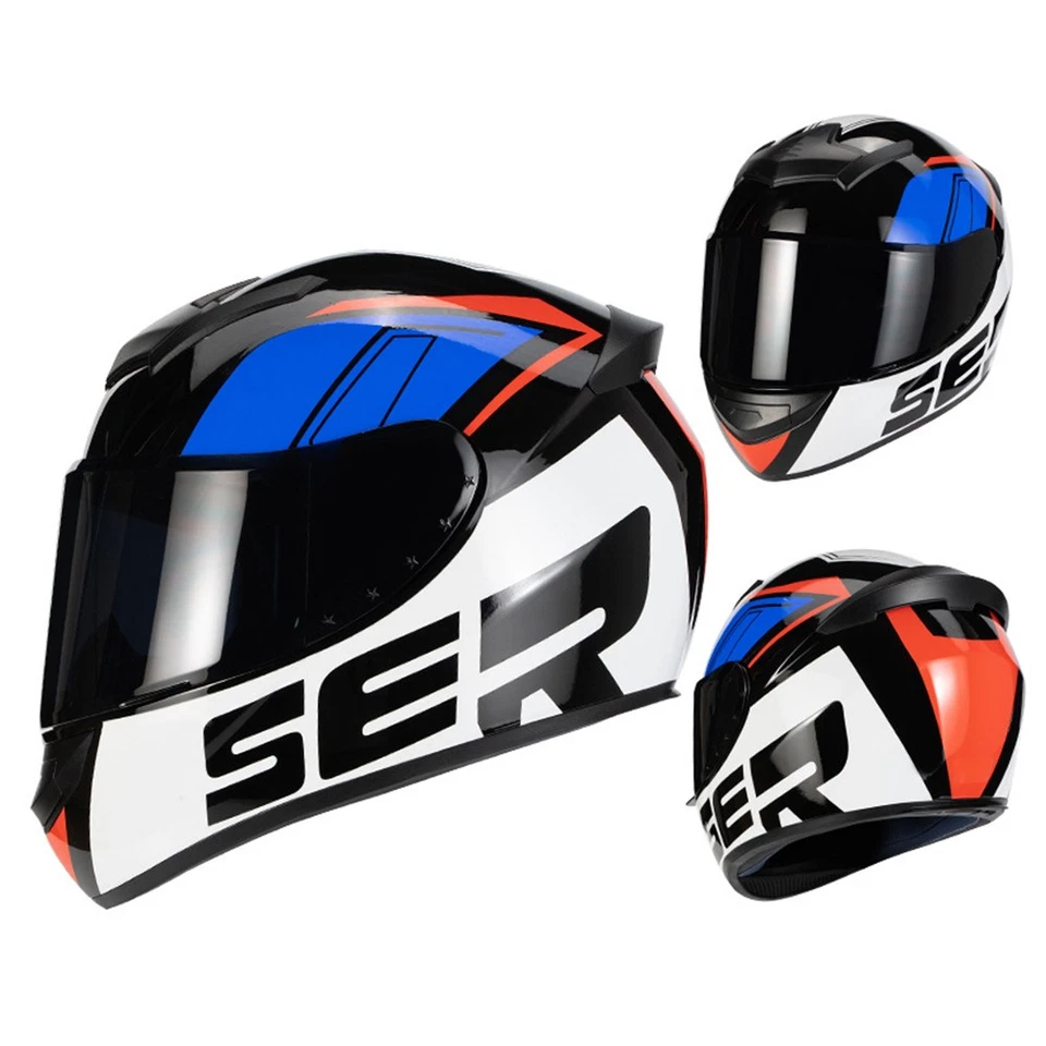 FIC M, L, XL Rollerhelm Motorradhelm Integralhelm Racing NEU Helm Graffiti Jethelm