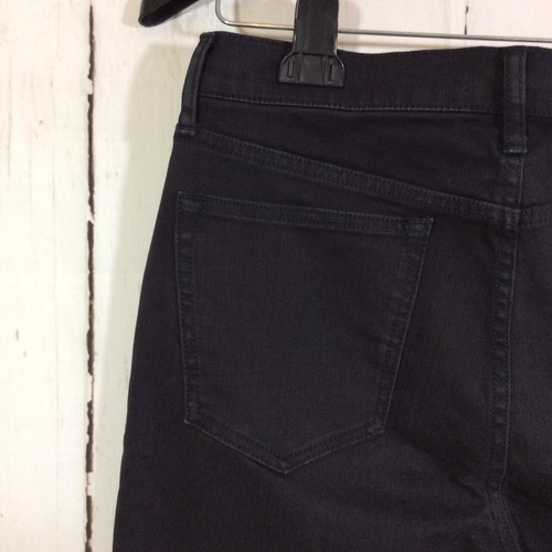 JOHNNY WAS Cropped Baby Boot Jeans Size 27 Black Embroidered Frayed Hem $228 New - Picture 16 of 20