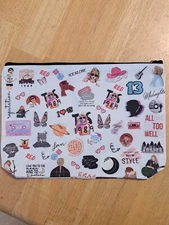 Taylor Swift Makeup/Pencil Bag Eras Tour Swiftie Music Theme Free Shipping 