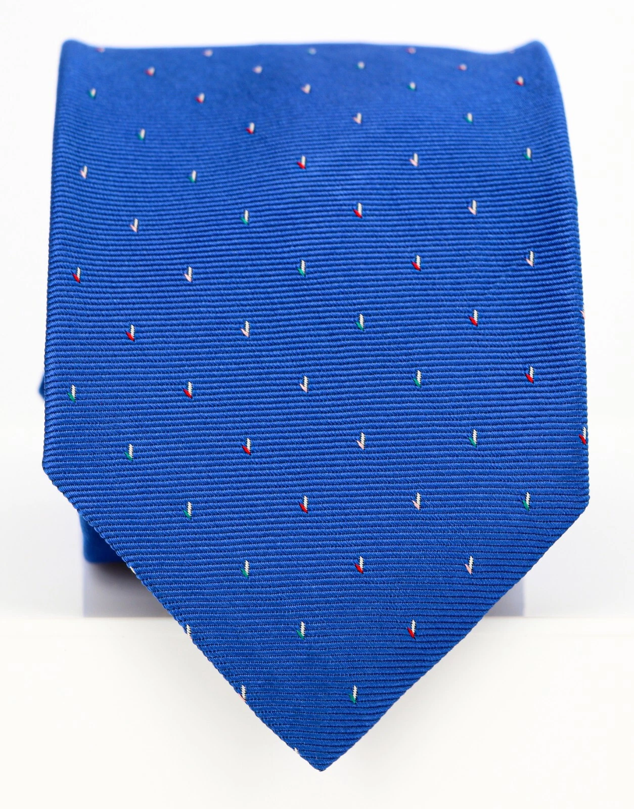 Cravate homme vintage Christian Dior 100% soie rep micro foulard bleu 58 x 3