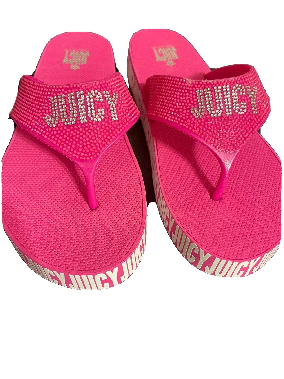 Cabedal de Plástico Feminina Juicy Couture sandálias