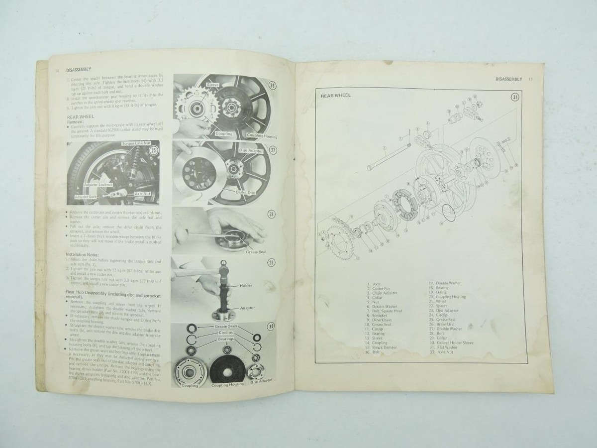 Kawasaki KZ900 ショップマニュアル Kawasaki Z1, Z1R, KZ900, KZ1000 Repair Manual 1973-1981 | Clymer