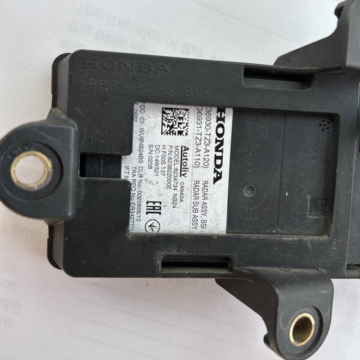 6234734 NB24 Honda Acura OEM Blind Spot Monitor Sensor R w
