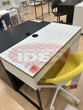 Brand New IKEA MICKE Anthracite and White Office Desk 41 3/8x19 5/8 " 