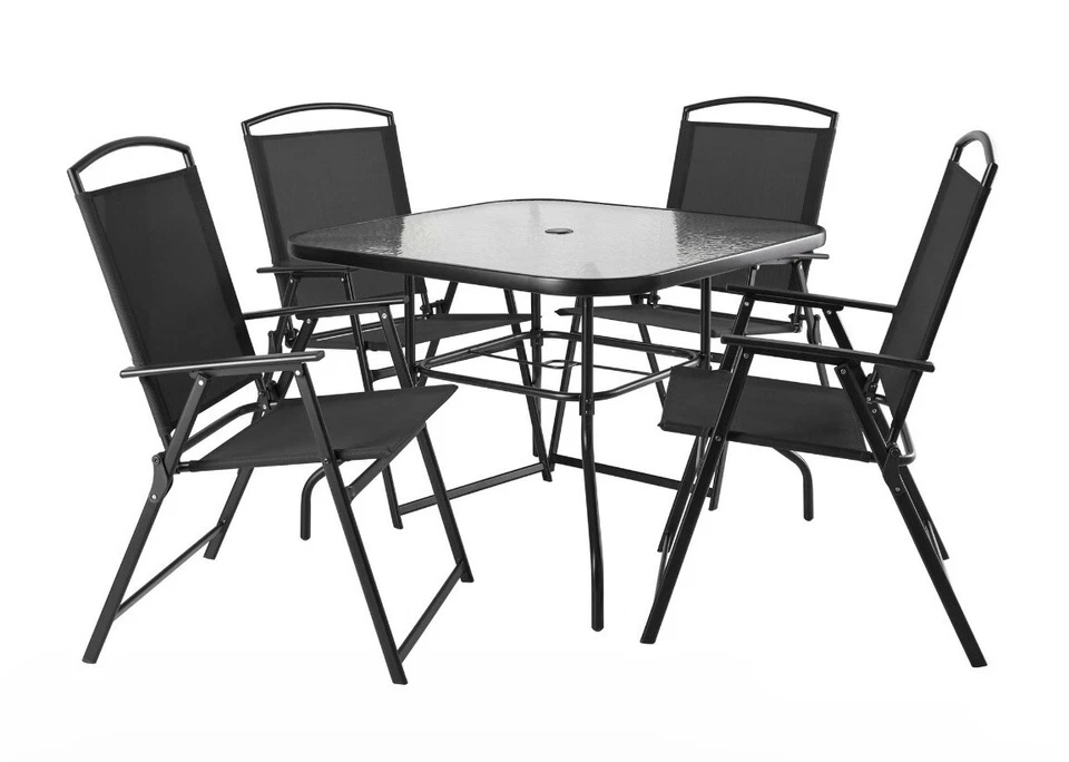 Juego de seis comedor moderno para patio Foto 3 de 4