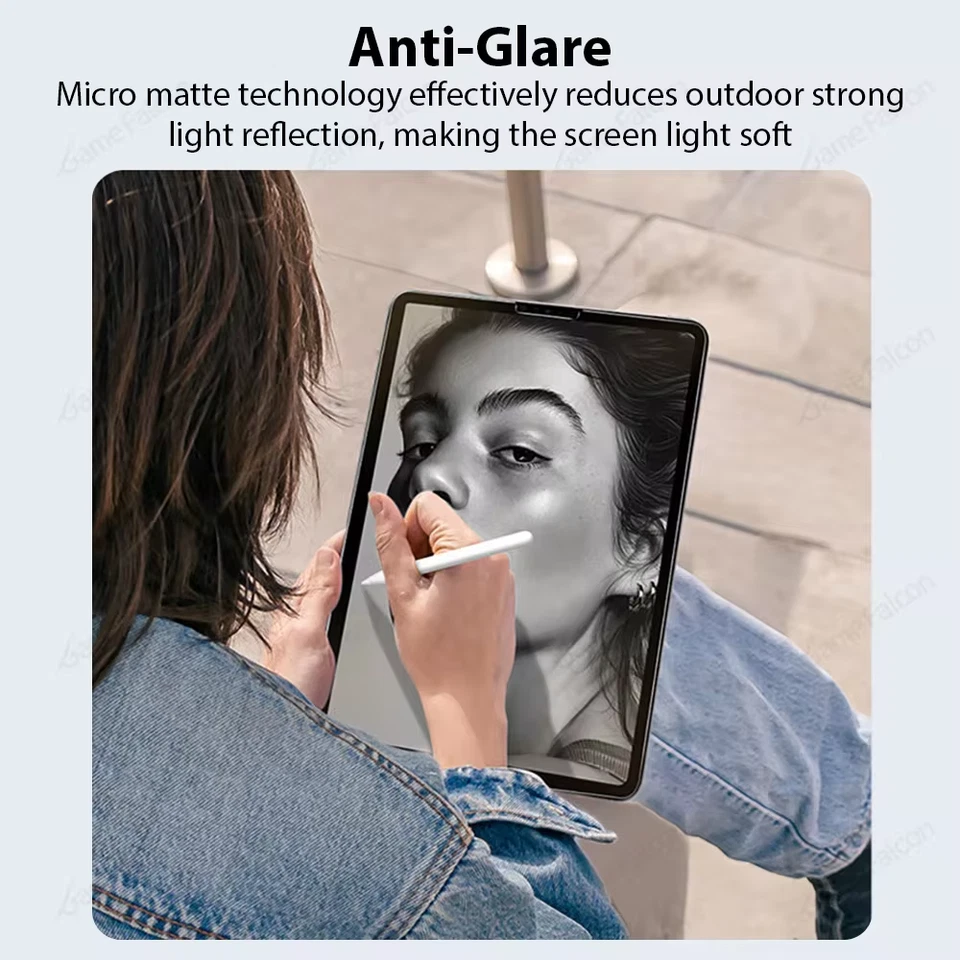 Like Paper Film Screen Protector for Ipad Pro 13 12.9 11 2024 M4 Air 4 5 3 10Th - Изображение 2 из 4