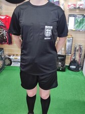 Football Referee/Rugby/Hockey Kit - Shirt/Shorts/Socks + County or FAMOA Badge