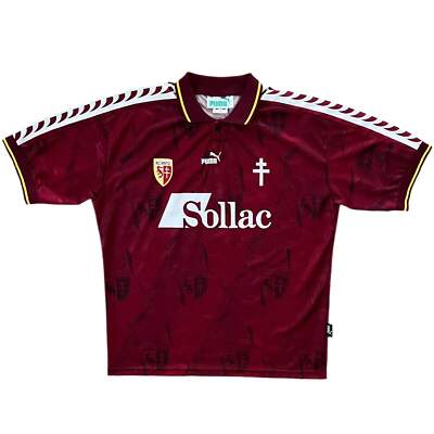 1996-97 FC Metz Home Jersey - (XL) | eBay