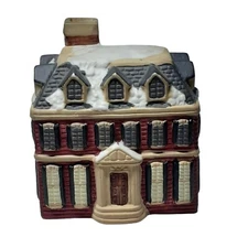 VTG 1987 Claire Burke Christmas Memories Porcelain Scent Burner Cover House
