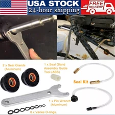 Bleed Kit &  Front Mount Hydraulic Steering Cylinder Seal Kit For Seastar